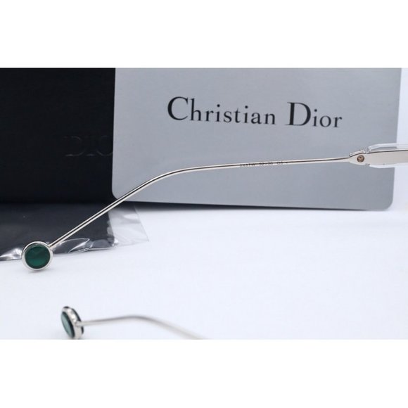 New Christian Dior Umbrage 0X8TW Round Havana Sunglasses Grey Green Mirror Lens- - Picture 8 of 11